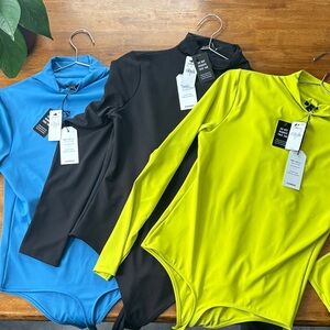 Express Body Contour Bodysuits, Medium: you chose the color